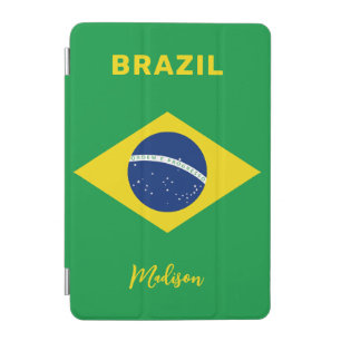 Custom Name Brazil Flag iPad Mini Cover