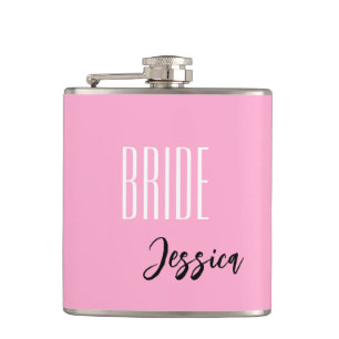 Custom Name Bride Flask