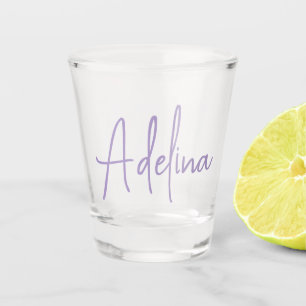 Custom Name Bridesmaid Bridal Party Birthday Favor Shot Glass