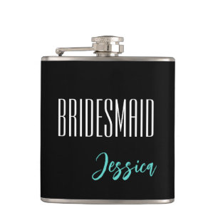 Custom Name Bridesmaid Flask