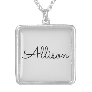 Custom Name Bridesmaid Gift Necklace
