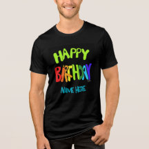 Custom Name Bright and Happy Birthday