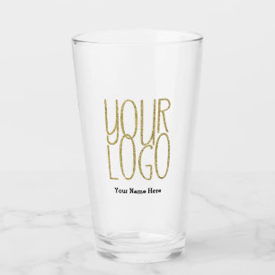 Custom Name Business Template Promotional Logo Glass