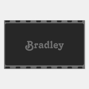 Custom name camera negative film rectangular sticker