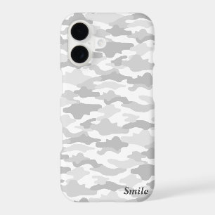 Custom Name Camo White Case-Mate iPhone Case