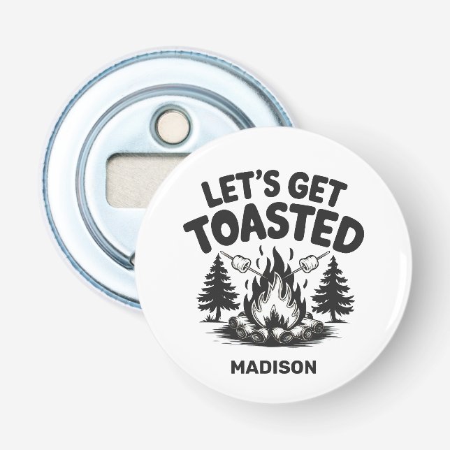 Custom Name Camping Bottle Opener (Front)