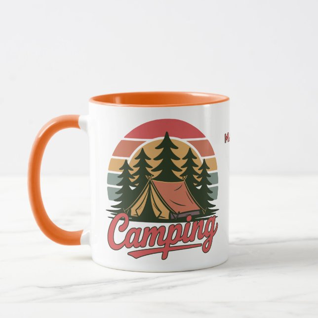 Custom Name Camping Mug (Left)