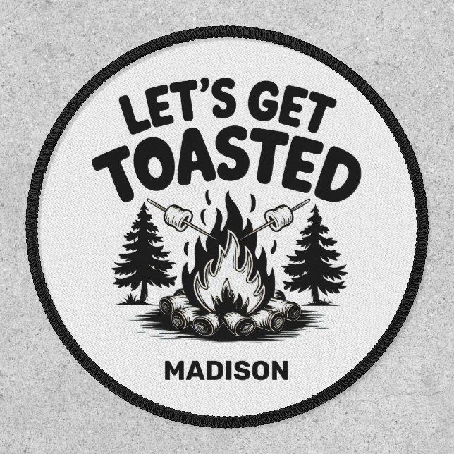 Custom Name Camping Patch (Front)