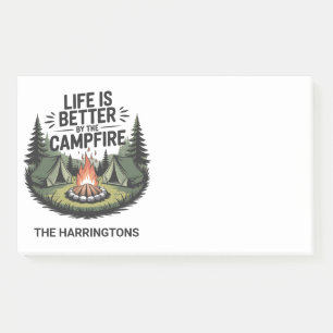 Custom Name Camping Post-it Notes