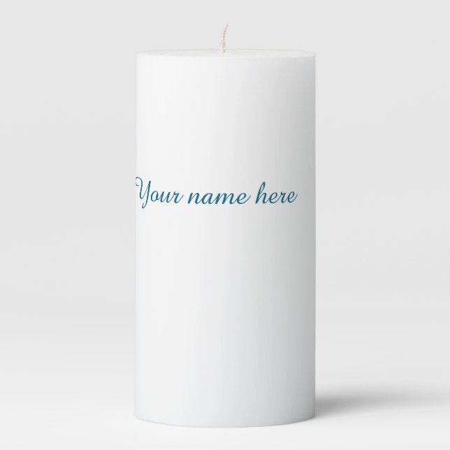 Custom Name Candle – Personalized Gift for Home De (Front)