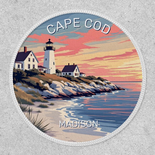Custom Name Cape Cod Massachusetts Patch (Front)
