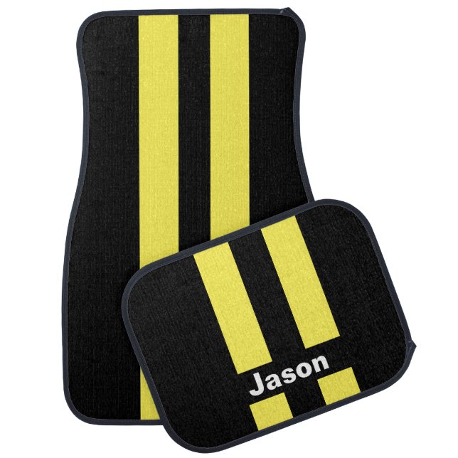 Custom Name Car Mat Set (Set)