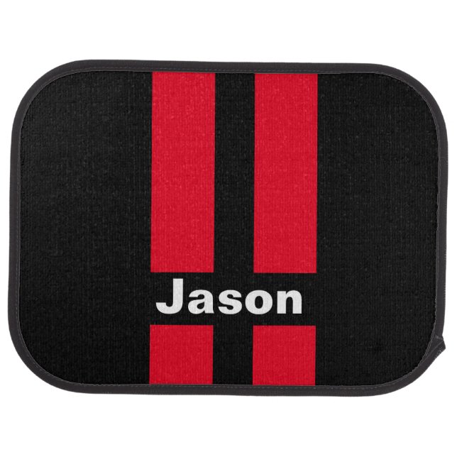 Custom Name Car Mat Set Rear (Rear)