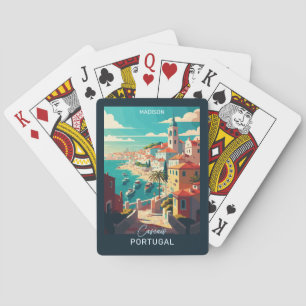 Custom Name Cascais Portugal Poker Cards