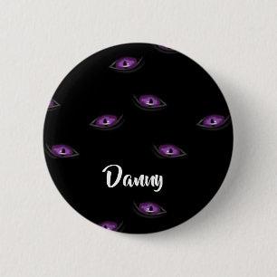Custom name cat eyes button