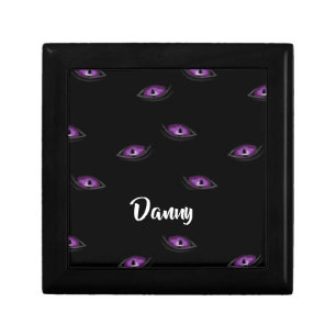 Custom name cat eyes gift box