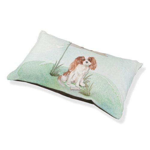 Custom Name Cavalier King Charles Spaniel Pet Dog Pet Bed
