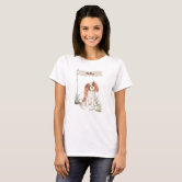 English Springer Spaniel Dog King Queen Wearing Crown - English Springer  Spaniel - Kids T-Shirt