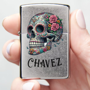 Custom Name Celebration of Life and Death Zippo Lighter