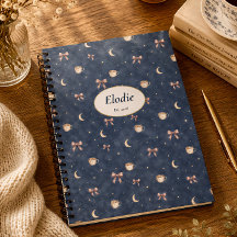 Custom Name Celestial Cottagecore Moon Stars Gift
