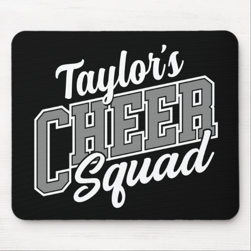 Custom NAME Cheerleader School Varsity Cheer Squad Mouse Pad