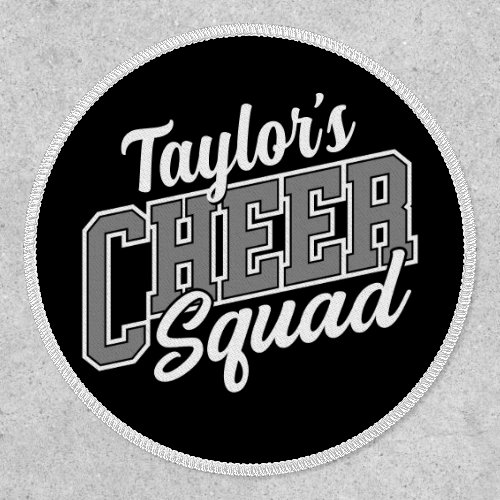 Custom NAME Cheerleader School Varsity Cheer Squad Patch