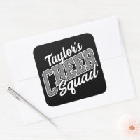 Custom NAME Cheerleader School Varsity Cheer Squad