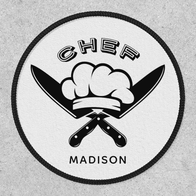 Custom name Chef Logo Patch (Front)