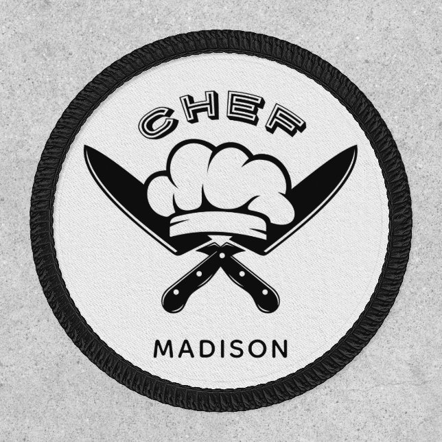 Custom name Chef Logo Patch (Front)