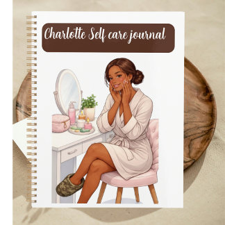 Custom name chic Self care journal  Planner