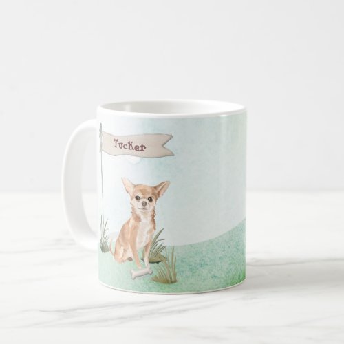 Custom Name Chihuahua Pet Dog Coffee Mug