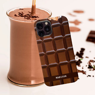 Custom Name Chocolate Candy Bar Chocolate Lover iPhone 17 Pro Max Case