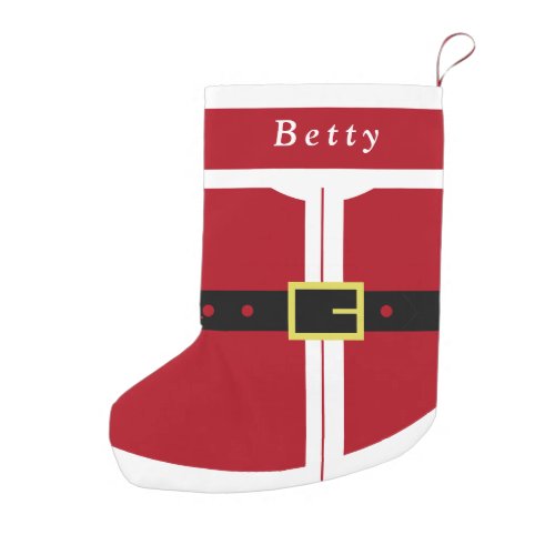 Custom Name Christmas Stocking Santa Gifts