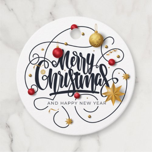 Custom name Christmas Wishes Favor Tags