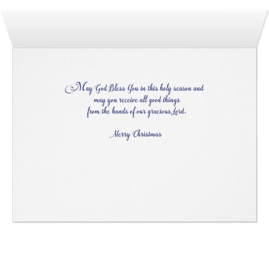 Custom Name Christmas Wishes Three Kings at Night (Inside Horizontal (Bottom))