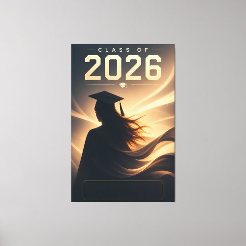 Custom Name Class of 2026 Graduation Print