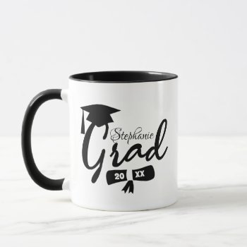Custom Name  Class Of [year] Graduation Diploma Mug by greenexpresssions at Zazzle
