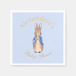 Custom name classic bunny  napkins