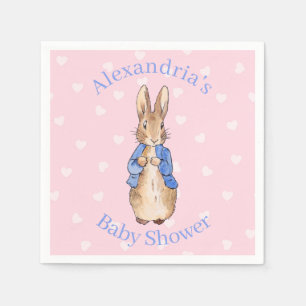 Custom name Classic bunny rabbit Napkins