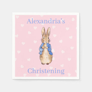 Custom Name Classic bunny rabbit Napkins
