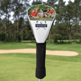 Custom Blue Initial Name Monogram Golf Head Cover