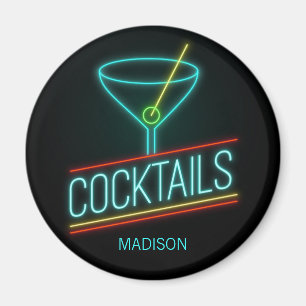 Custom name COCTAILS Magnet
