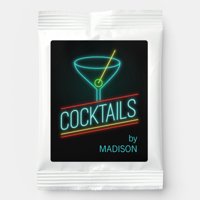 Custom name COCTAILS Margarita Drink Mix (Front)