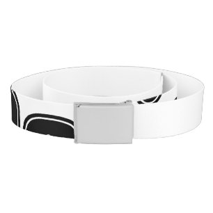 Custom Name Collage Sports Font Personalized Belt