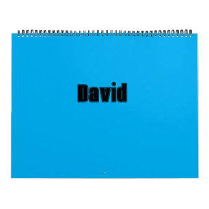 Custom Name Collage Sports Font Personalized Calendar