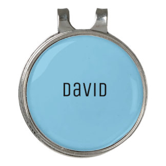 Custom Name Collage Sports Font Personalized Golf Hat Clip