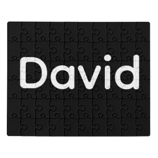 Custom Name Collage Sports Font Personalized Jigsaw Puzzle