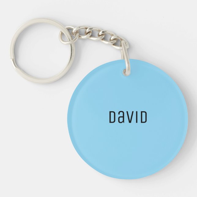 Custom Name Collage Sports Font Personalized Keychain (Front)