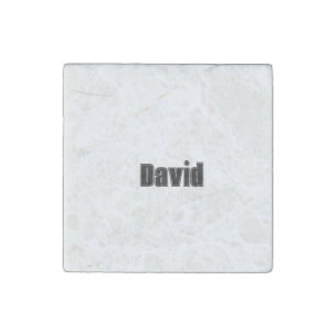 Custom Name Collage Sports Font Personalized Stone Magnet