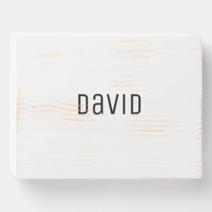 Custom Name Collage Sports Font Personalized Wooden Box Sign